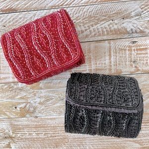 🪩2 Beaded Clutch Bags for $20🪩